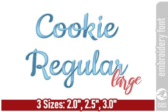 Cookie Regular Embroidery Font - Large Review