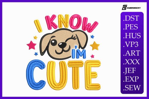 I Know I'm Cute - Baby Quote
