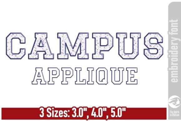 Review: Campus Wide Applique Embroidery Font