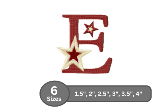 Star Pop Alphabet - E for Boutique Apparel